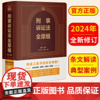 2024刑事诉讼法全厚细 第二版 刑事诉讼法及司法解释汇编 刑法全厚细 中国法制出版社 9787521642681 正