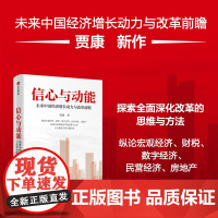 信心与动能 未来中国经济增长动力与改革前瞻 贾康著 中信出版社图书 正版