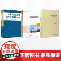 [全3册]龚晓南作品集/土力学及基础工程实用名词词典(第二版)/基础工程原理/我的求学之路