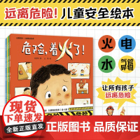 远离危险 儿童安全绘本 全4册 安全教育绘本 水 电 气管异物 鞭炮 火 提高孩子安全意识 北京科学技术