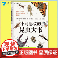 浪花朵朵浪花朵朵正版 不可思议的昆虫大书 8岁以上超精细手绘图达尔文生物科学观察自然科普书籍