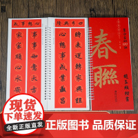 集字春联100副随身字卡·赵孟頫楷书 近距离临摹练字卡 新编新版实用常用楷书春联对联毛笔软笔书法字帖 江西美术出版社