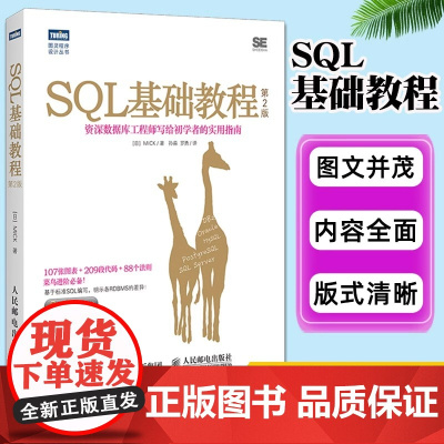 正版 SQL基础教程 第2版 数据库工程师写给初学者的实用指南 SQL菜鸟进阶sql必知 sql数据库开发运维维护管理书