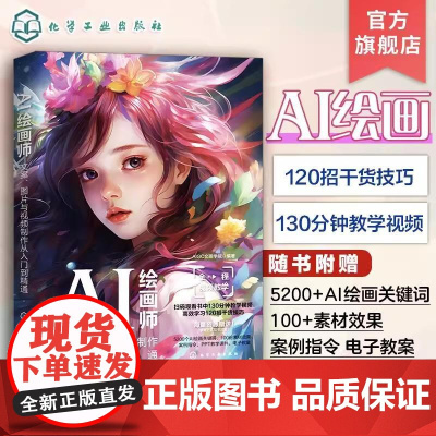 AI绘画师 文案图片与视频制作从入门到精通 AI视频创作平台与软件 ChatGPT文案使用技巧与提问方法 AI文案工作者