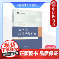 正版 算法的法律治理研究 张恩典 中国政法大学出版 个人信息保护法 互联网信息服务算法管理规定 算法法律治理 算法法律文