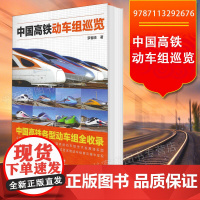 中国高铁动车组巡览 罗春晓 高铁动车科学绘本中国火车大图集火车动车组内燃机车电力机车复兴号和谐号汽车工程车科普书籍