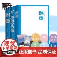 [出版社]大冰作品全集 大冰的书 保重+啊2.0+乖摸摸头2.0 小蓝书系列收官之作全套3册 大冰老师的书 大冰的保重