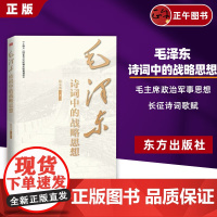 正版 毛泽东诗词中的战略思想 张文木 东方出版社 毛主席政治军事思想智慧选集长征诗词歌赋文学书籍