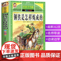 钢铁是怎样炼成的彩图注音版 学生课外常读丛书 好孩子书屋 奥斯特洛夫斯基原著 青少年中小学生常读励志 正版