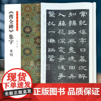 曹全碑集字宋词 书法临创 经典碑帖隶书集字创作唐诗宋词古诗词作品集汉隶书成人软笔毛笔书法临摹练字帖初学者入门基础教程