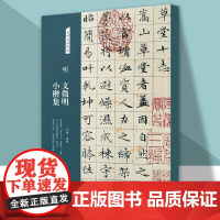 文征明小楷集名碑名帖离骚经文徽明小楷全集草堂十志 前后赤壁赋 落花诗 老子列传硬笔钢笔软笔毛笔文征明小楷字帖临摹天津人美