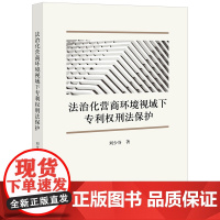 正版 法治化营商环境视域下专利权刑法保护 刘少谷著 法律出版社