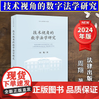 正版2024新书 技术视角的数字法学研究 周翔 之江法学文库 法律出版社9787519793968