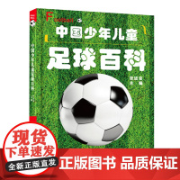 中国少年儿童足球百科 中小学生体育百科全书课外阅读教材 7-11-14岁儿童足球基本知识文化 足球历史 重要赛事训练技法