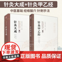 全2册 针灸大成+针灸甲乙经 中医非物质文化遗产临床经典读本*二辑 中医学 中医针灸 中国医药科技出版社