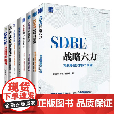 [8册]SDBE战略、BLM战略、DSTE实战:SDBE战略六力+SDBE战略与洞察+卓越运营+领导力及人才+战略架构师