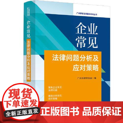 企业常见法律问题分析及应对策略 中国法治出版社