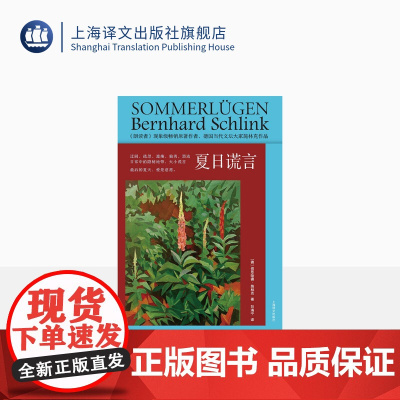 夏日谎言 [德]伯恩哈德·施林克 著 刘海宁 译 国际知名的作家作品 题材多样的短篇集萃 切合当下的丰富话题 上海译文