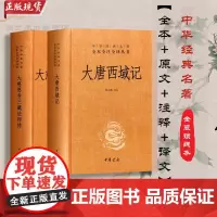 赠精美书签 大唐西域记+大慈恩寺三藏法师传 正版 唐三藏的人物传记和西行漫记 全2册 全本全注全译文白对照中华