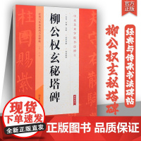 柳公权玄秘塔碑字帖经典与传承系列书法碑帖柳体毛笔字帖楷书临摹赏析收藏技法详解高清精粹四川美术出版社入门初学者书法教程书籍