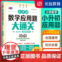 小升初数学应用题大通关上海元远教育著小学数学小考辅导文教应用题练习小学三四五六年级3456年级数学教辅同济大学出版社