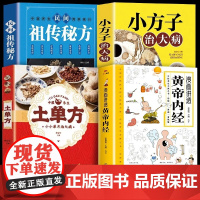 黄帝内经漫画图解正版书籍全四册土单方小方子治大病民间祖传秘方漫画讲透皇帝内经白话文彩图四季二十四节气养生大全中医基础入门