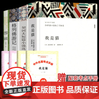 九年级下册阅读名著课外书全套4册 我是猫 围城 格列佛游记 契诃夫短篇小说选 必正版原著读完整版无删减初三课外阅读书籍