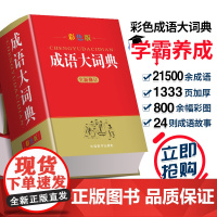 成语大词典彩色本32开成语大全成语现代汉语词典正版中小学初中高中专用工具书新华字典中华成语字典全功能四字词语大全