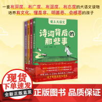 当季新品 爱上大语文(全4册) (7-14岁孩子的语文学习宝典,汉字、诗词、古文、阅读,四大语文学习重点一 [7-14岁