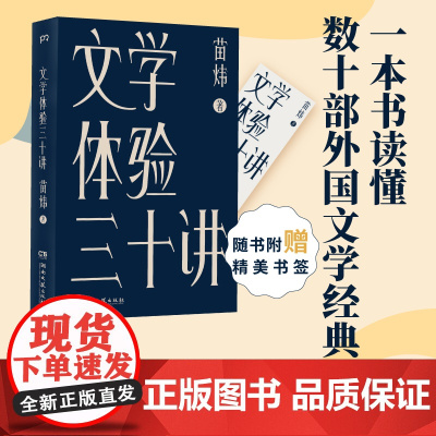 文学体验三十讲 三十个文学之夜一剂心灵解药一本书读懂数十部外国文学经典理解人心的混沌和复杂希望你保持阅读能力