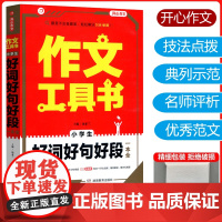 2024版开心新版作文工具书小学生好词好句好段开心作文一二三四五六年级通用精品美文名师点评优美句子摘抄技法