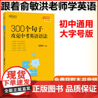 新东方 300个句子攻克中考英语语法 中考英语单项练习 中英语备考中考复习高考大纲高一二三Grammar 俞敏洪新东方英