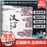 汉字有秘密 叁 解读汉字秘密 轻松学习汉字 48个小学语文基础汉字 趣味图文汉字知识解读 小学语文汉字知识汉字故事字源科