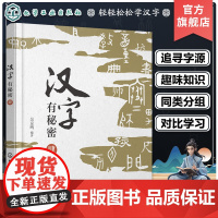 汉字有秘密 肆 解读汉字秘密 轻松学习汉字 48个小学语文基础汉字 趣味图文汉字知识解读 小学语文汉字知识汉字故事字源科