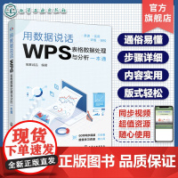 赠视频 用数据说话 WPS表格数据处理与分析一本通 WPS表格数据处理分析 可视化图表 WPS表格公式函数使用方法教程