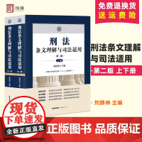 2024新书 刑法条文理解与司法适用 第二版 上下册刘静坤主编 根据刑法修正案十二全新修订 新旧对照条文理解司法适用典