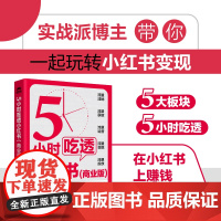 5小时吃透小红书商业版 厦九九教你小红书赚钱内容变现5大方法 运营涨粉变现获客转化 打造IP直播带货 流量生产获取投放