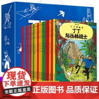 丁丁历险记全22册漫画书6-7-8-9-10-11-12岁儿童书连环画卡通儿童故事书读物一二三四五六年级小学生课外阅读书