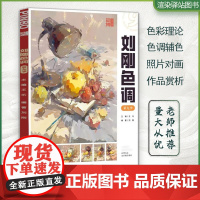 刘刚色调第九季 2022品博文化简单小组合静物范画步骤解析对画临摹高考联考状元考前训练超级课件教程教材美院美术水粉彩色彩