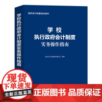 学校执行政府会计制度实务操作指南 财务会计事业单位会计准则财务报表会计实务经济业务财报财税