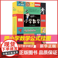 正版 你好小学数学全10册数学漫画 大数学体系96个教学概念 数学物理语文生物启蒙书周立伟 赠名校期末真题数学公式大挂图