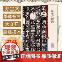 正版 熹平石经选 8开高清彩色放大本中国著名碑帖 孙宝文繁体旁注放大版毛笔书法字帖墨迹临摹笔法解析书籍 上海辞书出版