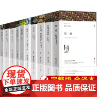 全10册 八年级阅读课外书 世界经典文学名著初中生书籍正版原著 简爱 巴黎圣母院 复活 红与黑 在人间我的大学 唐诗三百