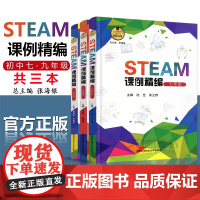 正版]中科大 全三本 STEAM课例精编 七八九年级 初中张海银国家课程标准创新思维初中生科学技术数学工程和艺术课辅