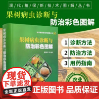 正版果树病虫诊断与防治彩色图解鲁传涛编 桃树梨树苹果树病虫害防治及安全用药果树施肥原理与技术 果树病虫害防治果树种植书籍