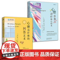 2册 心理治疗师的问答艺术+心理咨询与治疗核心技术 世图心理 心理咨询入门 成功访谈的实用技巧 心理治疗全过程 经验方法