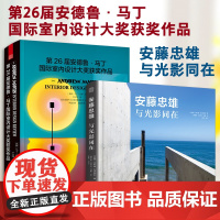 [正版](全2册)第26届安德鲁 马丁国际室内设计大奖获奖作品+安藤忠雄 与光影同在 室内设计师获奖案例集锦+11个住宅