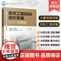 建筑工程BIM造价实操从入门到精通 软件版 实际工程讲解视频解读 全流程全方位手把手教你用软件做造价 让你工程预算从入门