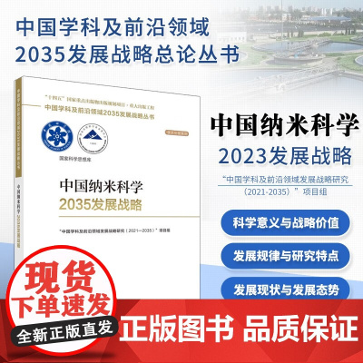 正版 中国纳米科学2035发展战略 国家自然科学基金委员会,中国科学院中国学科及前沿领域2035发展战略丛书 科学出