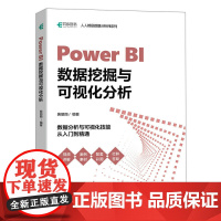 Power BI数据挖掘与可视化分析 power bi视频教程书 power bi数据可视化商业数据分析 数据科学